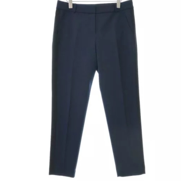 ♥️ KATE SPADE | Navy Margaux Ankle Trousers - sz 6 - Picture 8 of 12